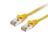 Equip 605564 RJ45 Netwerkkabel, patchkabel CAT 6 S/FTP 5.00 m Geel Vergulde steekcontacten 1 stuk(s)