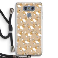 Doggy: LG G6 Transparant Hoesje met koord