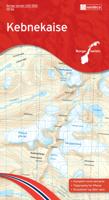 Wandelkaart - Topografische kaart 10136 Norge Serien Kebnekaise | Nordeca
