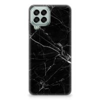 Samsung Galaxy M33 | TPU | Siliconen hoesje | Marmer Zwart - Origineel Cadeau Vader