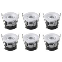 LED Veranda Inbouw Spots 6-Pack - Natuurlijk Wit 4200K - Ø41mm