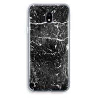 Zwart marmer: Samsung Galaxy J3 (2017) Transparant Hoesje