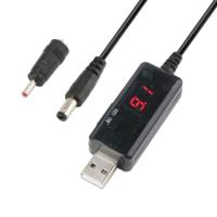 USB Boost kabel 5V stap tot 9V 12V verstelbare Voltage Converter 1A Step-up volt transformator DC Power regulator met schakelaar EU