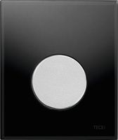 TECE Loop urinoir drukplaat glas zwart toets mat chroom
