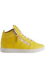 Giuseppe Zanotti baskets Kriss en cuir - Jaune