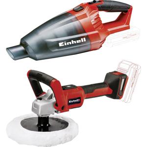 Einhell Power X-Change TE-VC 18 Li + CE-CP 18/180 Accu-handstofzuiger Incl. accu-polijstmachine, Zonder accu