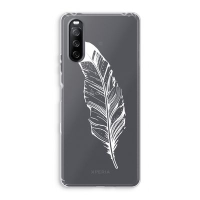 Pluim: Sony Xperia 10 III Transparant Hoesje