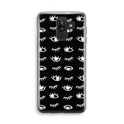 Eye pattern #3: Samsung Galaxy J8 (2018) Transparant Hoesje