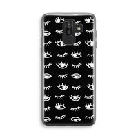 Eye pattern #3: Samsung Galaxy J8 (2018) Transparant Hoesje