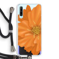 Orange Ellila flower: Huawei P Smart Pro Transparant Hoesje met koord