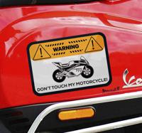 Raak mijn motorfiets niet aan Motor sticker
