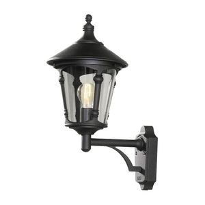 Konstsmide Virgo Up 571-750 Buitenlamp (wand) Spaarlamp, LED E27 100 W Zwart