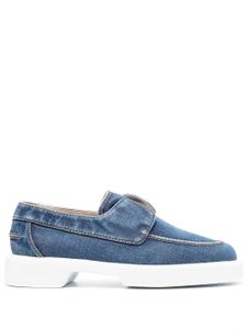 Le Silla mocassins Yacht en jean - Bleu