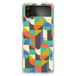 Samsung Galaxy Z Flip 4 TPU bumper Funky Retro