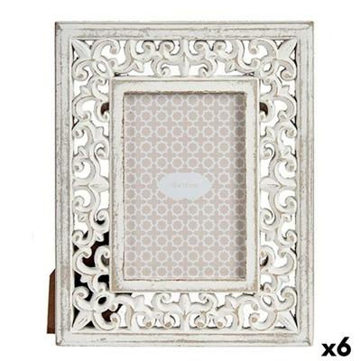 Fotolijsten Gift Decor Wit Hout MDF Eucalyptushout (6 Stuks)