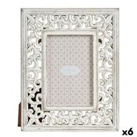 Fotolijsten Gift Decor Wit Hout MDF Eucalyptushout (6 Stuks)