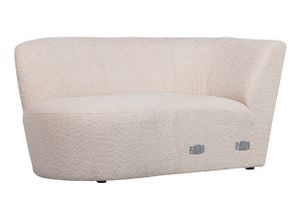 WOOOD Bank Coco Chaise Longue Element Links, Bouclé - Creme