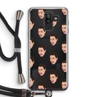 Ugly Cry Call: Samsung Galaxy J8 (2018) Transparant Hoesje met koord