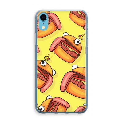 Hamburger: iPhone XR Transparant Hoesje