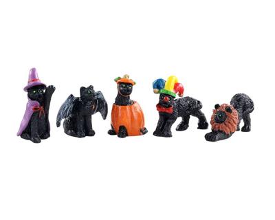 Halloween cats, set of 5 - Lemax