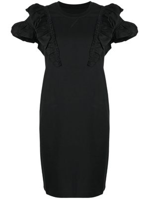 JNBY robe volantée à manches courtes - Noir