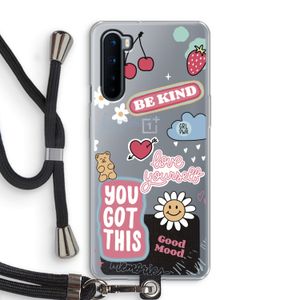 Positivity: OnePlus Nord Transparant Hoesje met koord