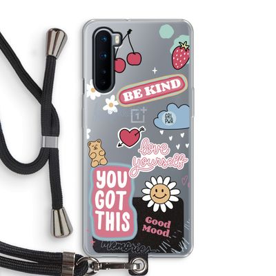 Positivity: OnePlus Nord Transparant Hoesje met koord