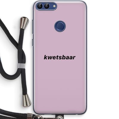 kwetsbaar: Huawei P Smart (2018) Transparant Hoesje met koord