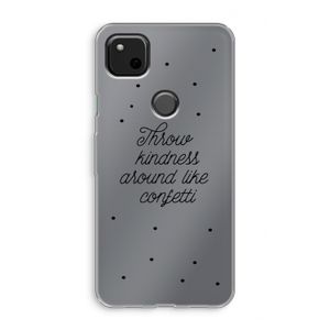 Confetti: Google Pixel 4a Transparant Hoesje