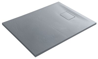 Sapho Acora douchebak composiet 120x90cm grijs