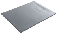 Sapho Acora douchebak composiet 120x90cm grijs - thumbnail