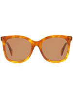 Gucci Eyewear lunettes de soleil à monture oversize - Marron