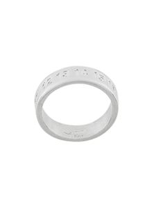 Maison Margiela bague à logo - Métallisé