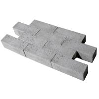 Oud hollandse stenen kleinplaveisel zonder vellingkant Grijs 15 x 5 x 7 cm - Gardenlux