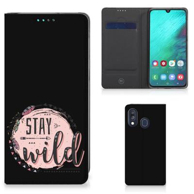 Samsung Galaxy A40 Magnet Case Boho Stay Wild Samsung Galaxy A40 Magnet Case Boho Stay Wild