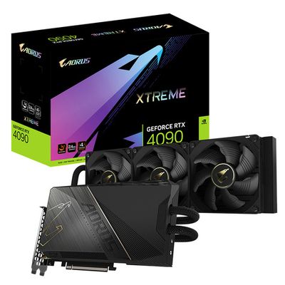 Gigabyte AORUS GeForce RTX 4090 XTREME WATERFORCE 24G - OC Edition - graphics card - NVIDIA GeForce RTX 4090 - 24 GB