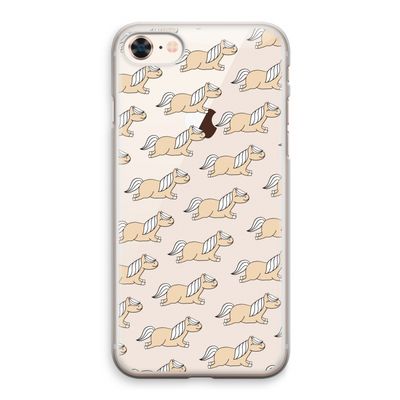 Ponys: iPhone 8 Transparant Hoesje