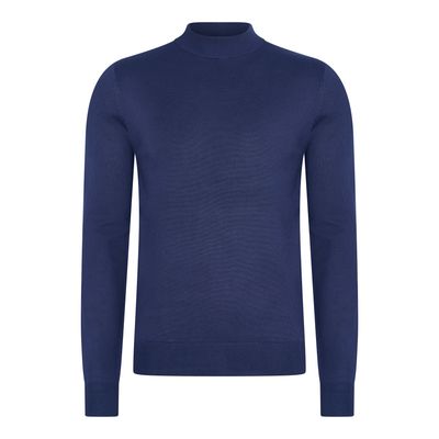 Turtle Neck Trui Navy