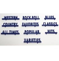 Ami Classificatie Woorden Blauw 10 stuks