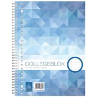 EcoLabel Collegeblok 23r a4 gelijnd 22x29,5cm 5st
