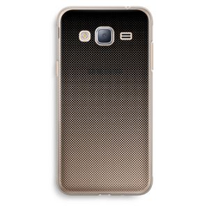 Musketon Halftone: Samsung Galaxy J3 (2016) Transparant Hoesje