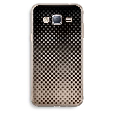 Musketon Halftone: Samsung Galaxy J3 (2016) Transparant Hoesje