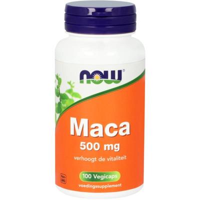 NOW Maca 500mg 100 Vegetarische capsules