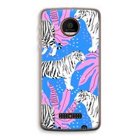 Tijger: Motorola Moto Z Force Transparant Hoesje