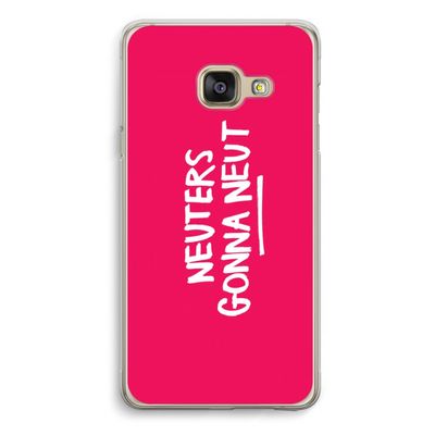 Neuters (roze): Samsung A3 (2017) Transparant Hoesje