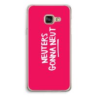 Neuters (roze): Samsung A3 (2017) Transparant Hoesje
