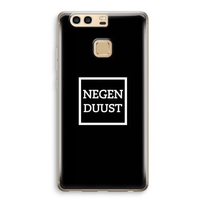 Negenduust black: Huawei P9 Transparant Hoesje