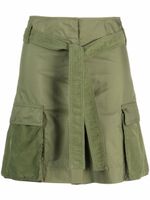 Kenzo short cargo à taille haute - Vert