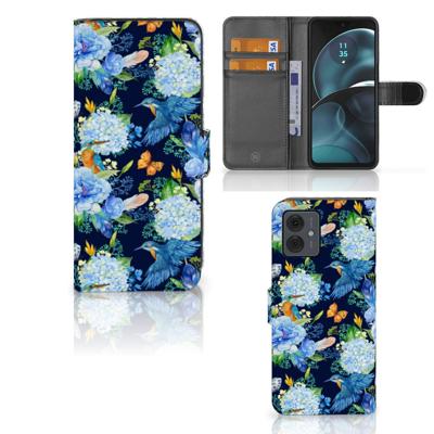 Telefoonhoesje | Met pasjeshouder | voor Motorola Moto G14 IJsvogel