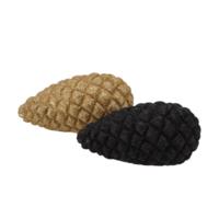 Daan Kromhout Beeld jingle dennenappel goudkleurig/zwart 10 cm 2 assorti | 24 stuks